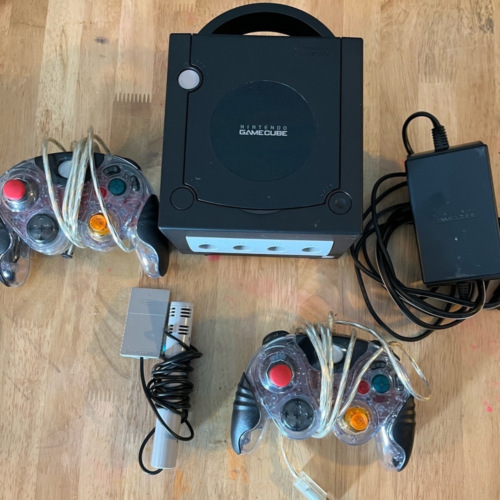Vintage Nintendo GameCube Black Console System